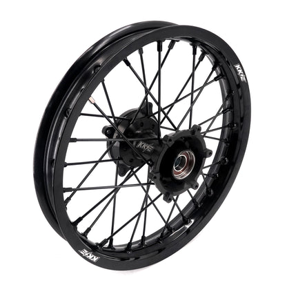 KKE 19/16 Factory Size Kids Big Wheels Rims Fit KTM SX 85 2021-2024 All Black - Howling Moto