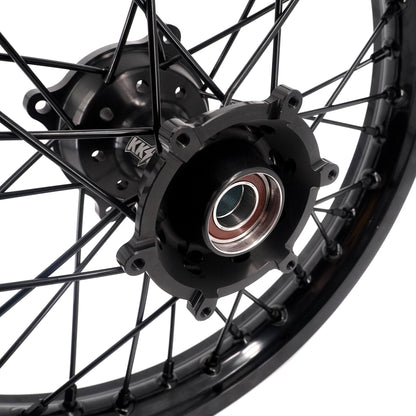 KKE 19/16 Factory Size Kids Big Wheels Rims Fit KTM SX 85 2021-2024 All Black - Howling Moto