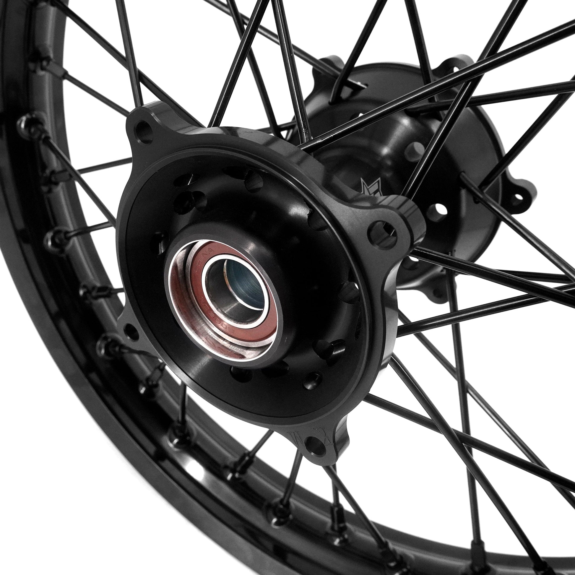 KKE 19/16 Factory Size Kids Big Wheels Rims Fit KTM SX 85 2021-2024 All Black - Howling Moto