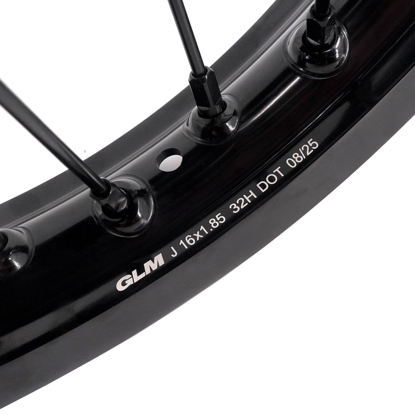 KKE 19/16 Factory Size Kids Big Wheels Rims Fit KTM SX 85 2021-2024 All Black - Howling Moto