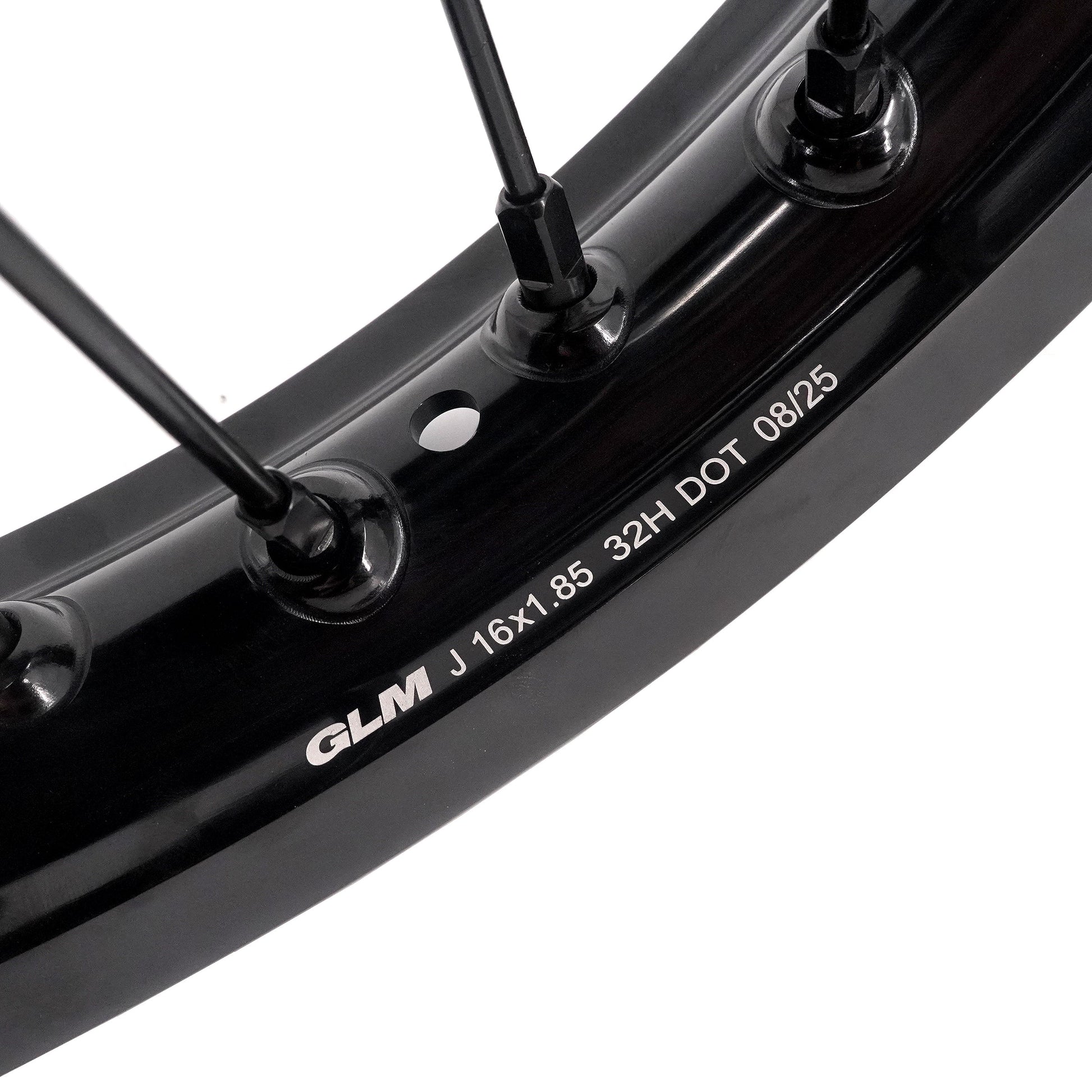 KKE 19/16 Factory Size Kids Big Wheels Rims Fit KTM SX 85 2021-2024 All Black - Howling Moto
