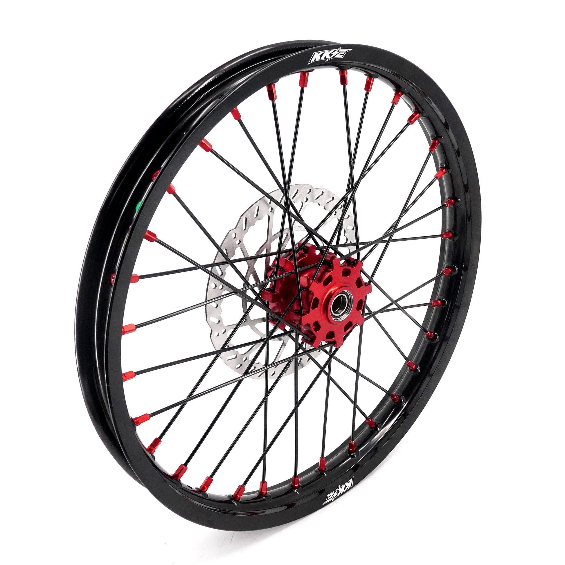 US Stock KKE 1.6*19" & 1.85*16" New Style E-bike Wheels Rim For SurRon Light Bee-X 2019-2025 Red Nipples - Howling Moto