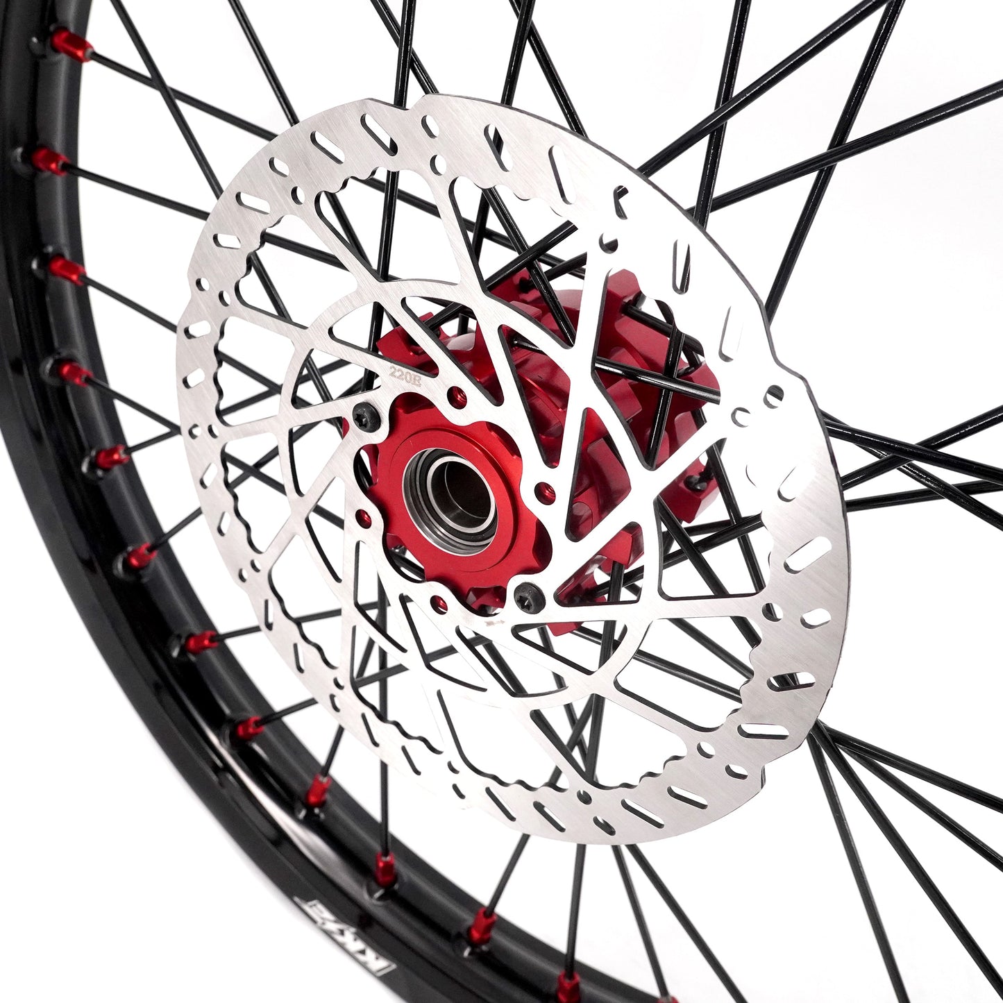 US Stock KKE 1.6*19" & 1.85*16" New Style E-bike Wheels Rim For SurRon Light Bee-X 2019-2025 Red Nipples - Howling Moto