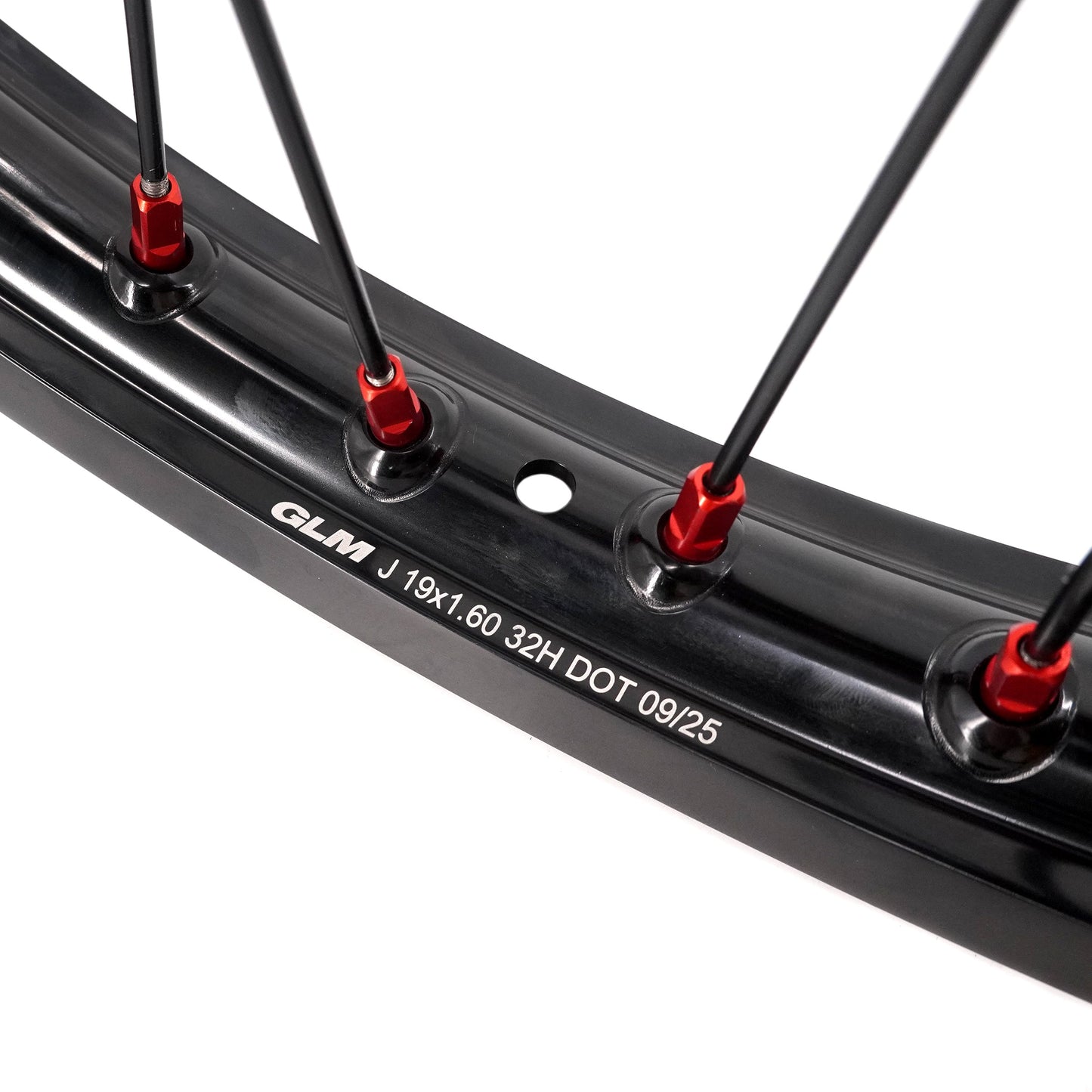 US Stock KKE 1.6*19" & 1.85*16" New Style E-bike Wheels Rim For SurRon Light Bee-X 2019-2025 Red Nipples - Howling Moto