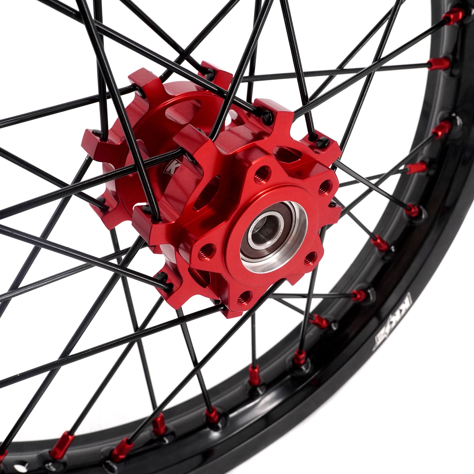US Stock KKE 1.6*19" & 1.85*16" New Style E-bike Wheels Rim For SurRon Light Bee-X 2019-2025 Red Nipples - Howling Moto