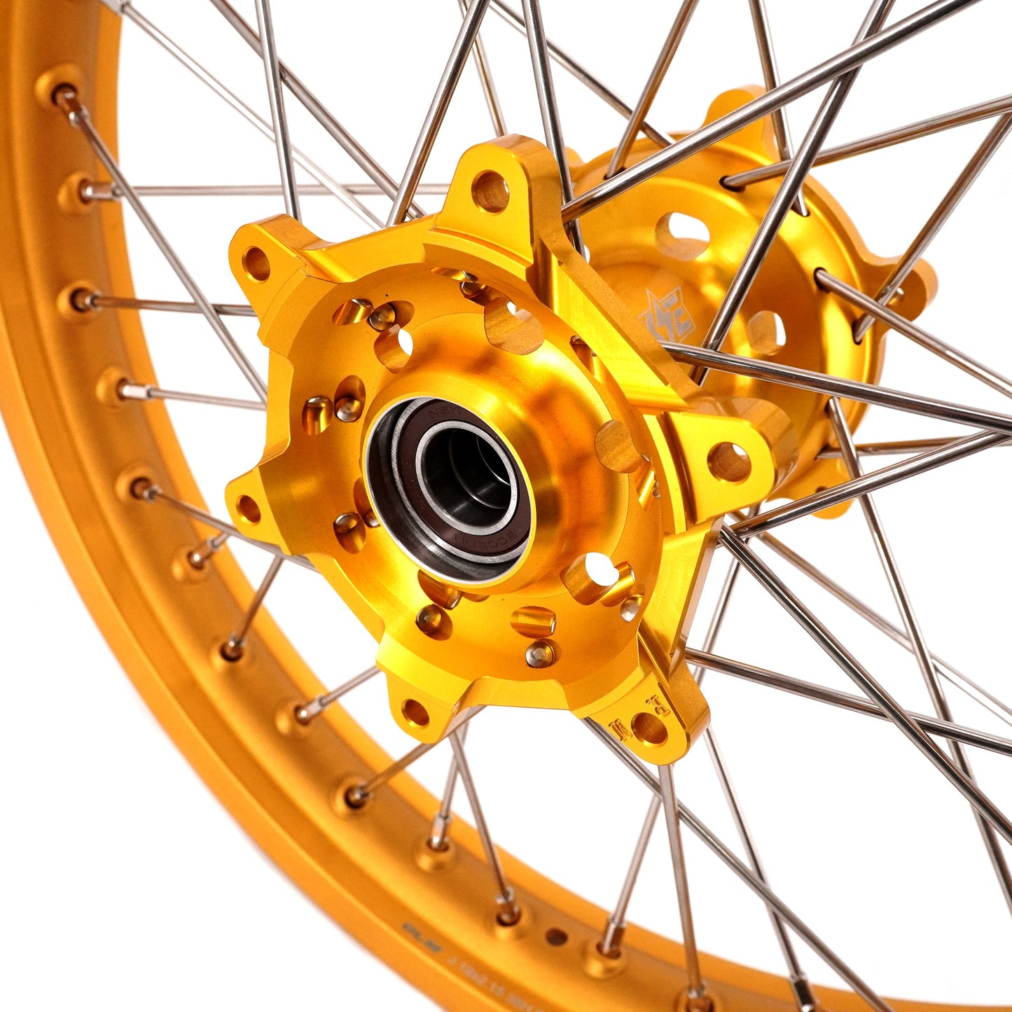 KKE 21 & 19 Wheels Gold Rims For SUZUKI RM125 2001-2007 RM250 2001-2008 - Howling Moto