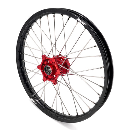 KKE 21 & 18 Spoked Enduro Wheels Rims Set FOR BETA RR 2013-2024 Red - Howling Moto