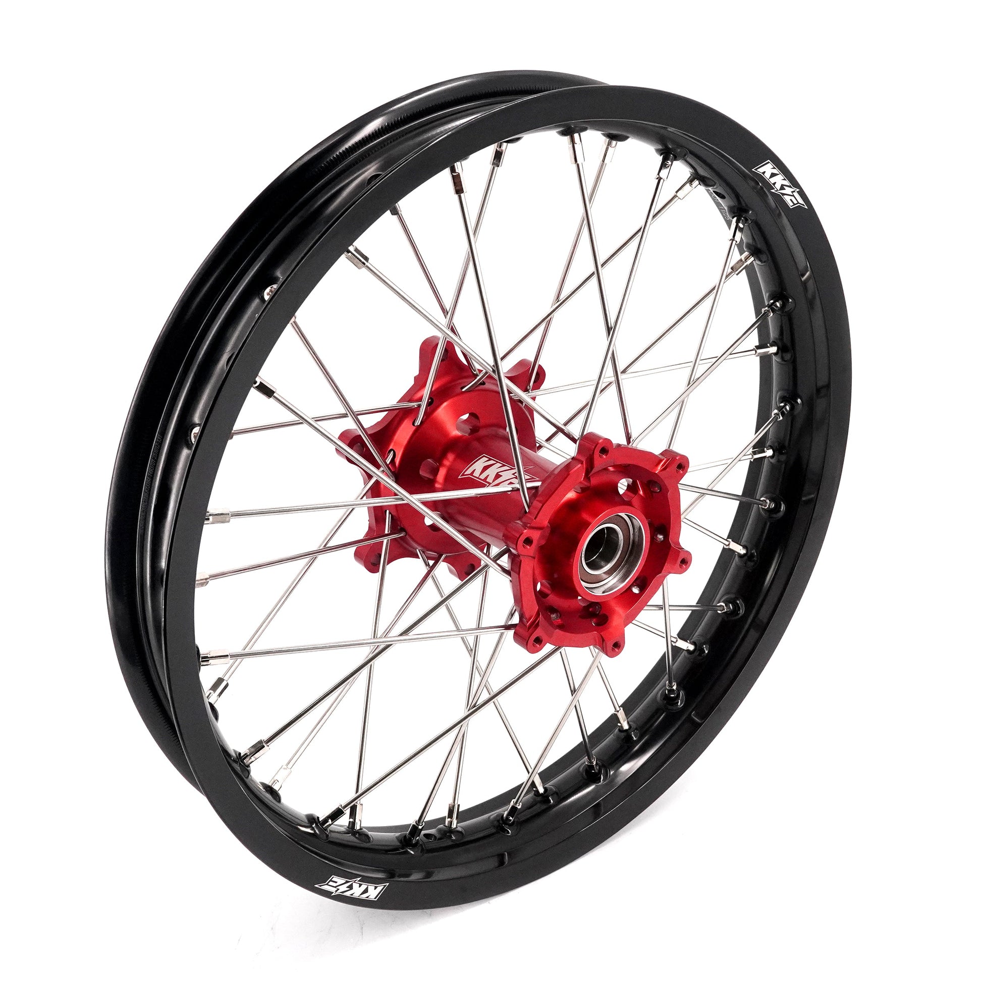 KKE 21 & 18 Spoked Enduro Wheels Rims Set FOR BETA RR 2013-2024 Red - Howling Moto