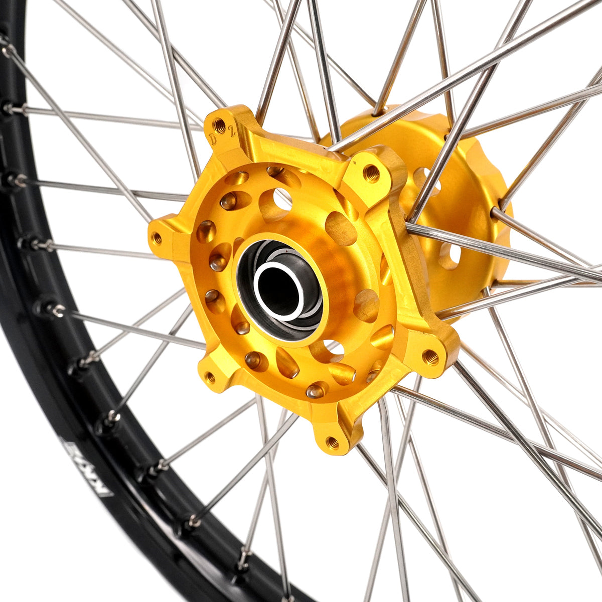 KKE 21" 18" Enduro Wheels Rims For SUZUKI DRZ400SM 2005-2024 Gold Hub