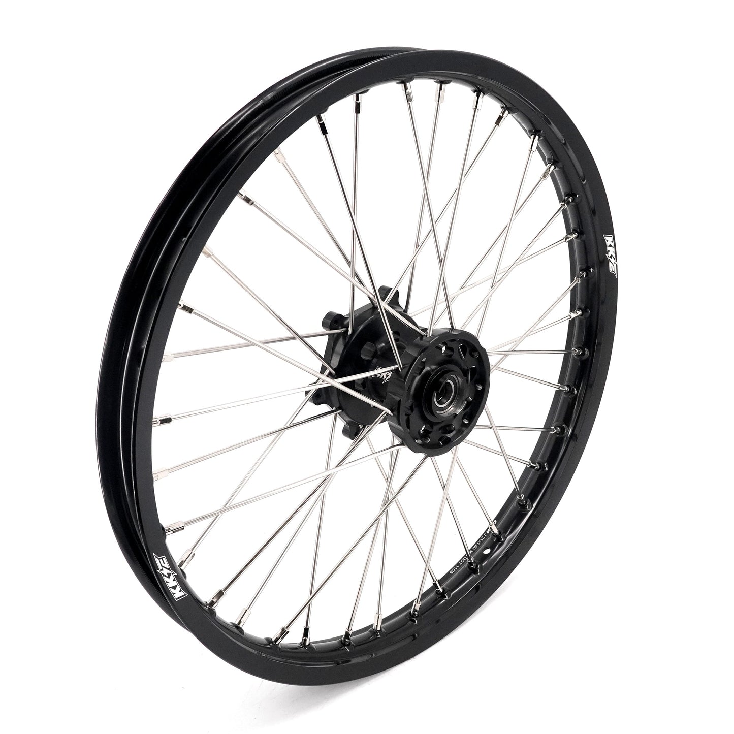 KKE 21/18 Enduro Off Road Wheels Rim Fit For SUZUKI DRZ400SM 2005-2024 Black Hub - Howling Moto