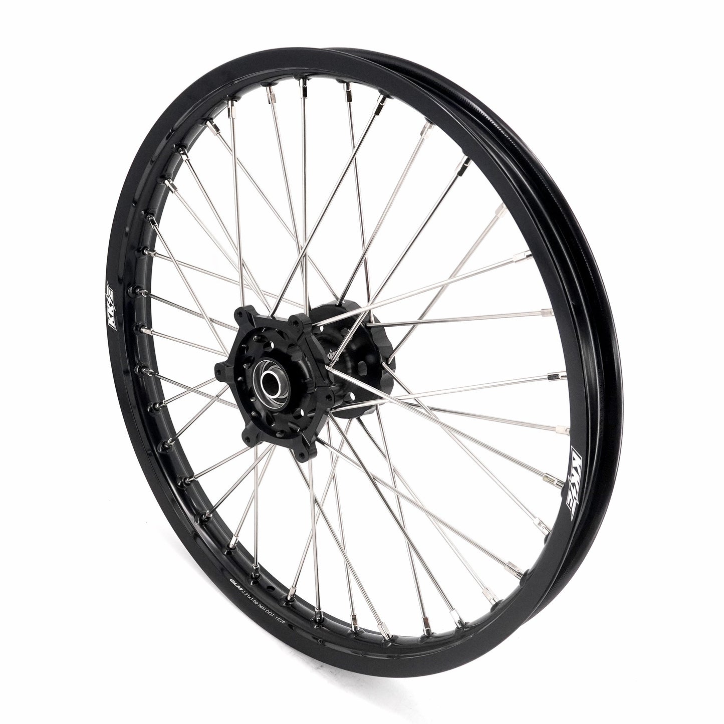 KKE 21/18 Enduro Dirtbike Wheel Rim For SUZUKI DRZ400 DRZ400S DRZ400E Black Hub & Rim - Howling Moto