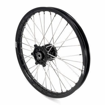 KKE 21/18 Enduro Dirtbike Wheel Rim For SUZUKI DRZ400 DRZ400S DRZ400E Black Hub & Rim - Howling Moto
