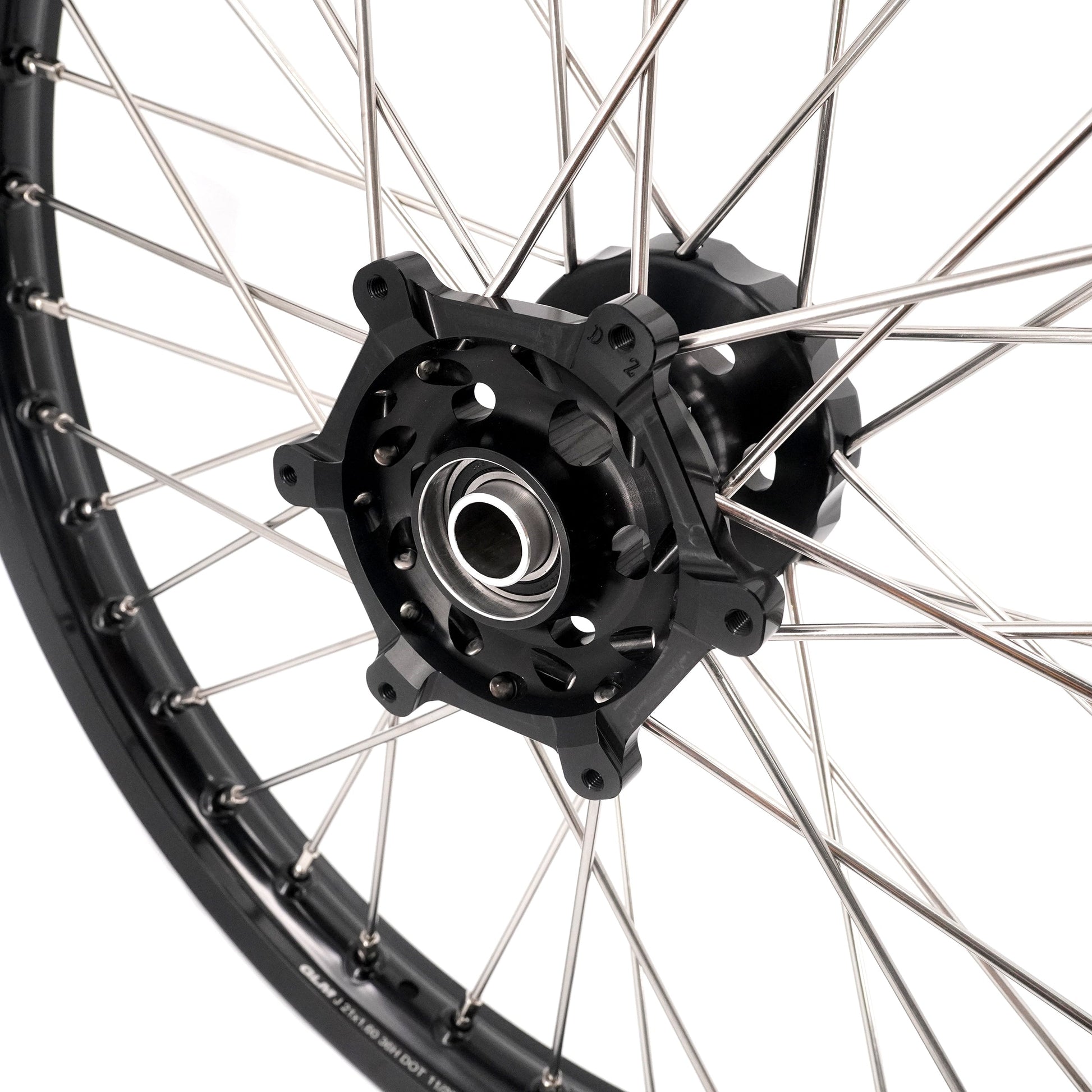KKE 21/18 Enduro Dirtbike Wheel Rim For SUZUKI DRZ400 DRZ400S DRZ400E Black Hub & Rim - Howling Moto