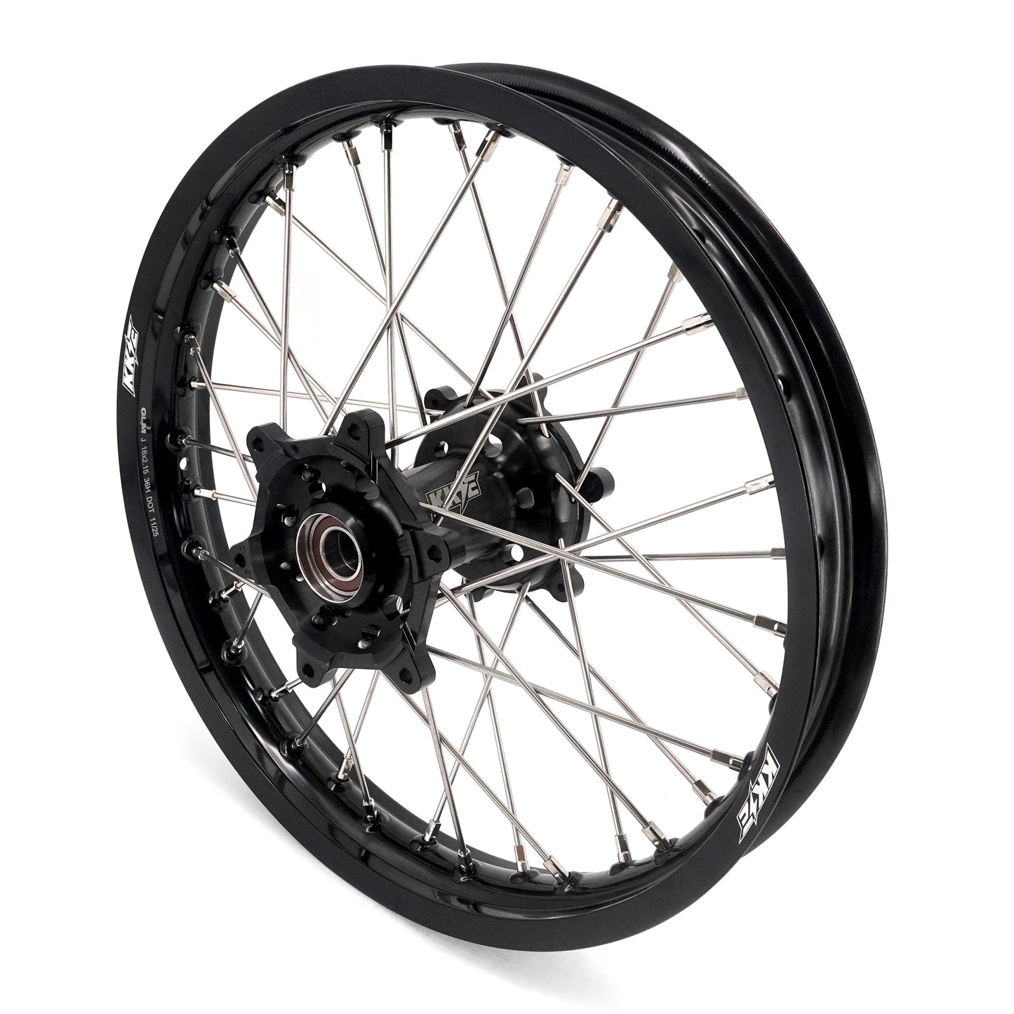 KKE 21/18 Enduro Off Road Wheels Rim Fit For SUZUKI DRZ400SM 2005-2024 Black Hub - Howling Moto