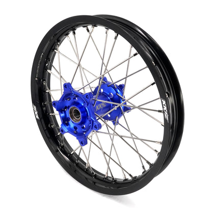 KKE 21 & 18 Enduro Wheels for YAMAHA WR250F 2001-2016 WR450F 2003-2015 Blue&Black 250mm Disc - Howling Moto
