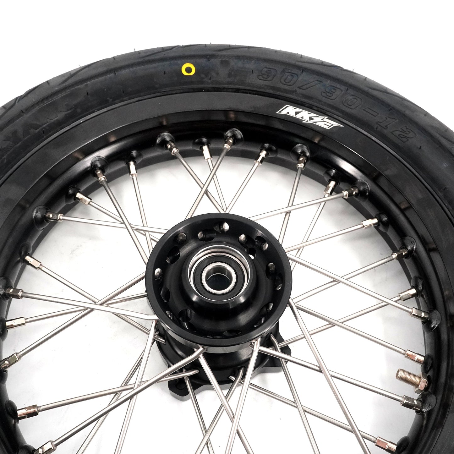 KKE 1.85*12’‘ & 2.15*12’‘ E-Bike Mini Wheels Kit with Tires Fit For Rawrr Mantis X 2024-2025 Black - Howling Moto