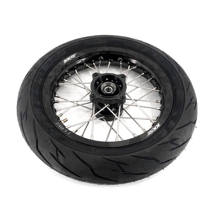 KKE 1.85*12’‘ & 2.15*12’‘ E-Bike Mini Wheels Kit with Tires Fit For Rawrr Mantis X 2024-2025 Black - Howling Moto