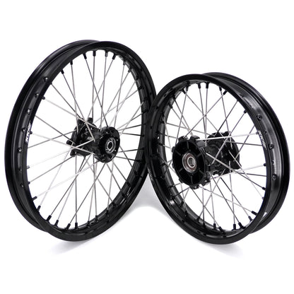 KKE 1.85*21 & 2.5*18 Tubed Spoke Wheels Rims Fit KOVE 450 Rally/MX450 2022-2025/ 450 Enduro Re 2023-2025 Black Nipples