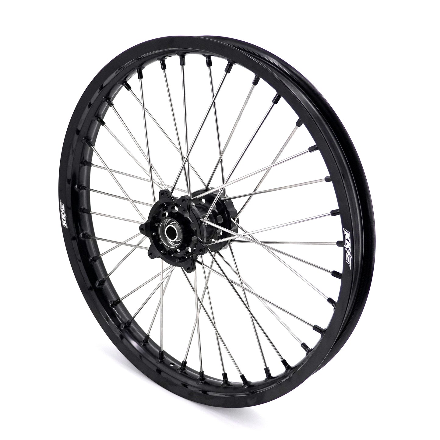 KKE 1.85*21 & 2.5*18 Tubed Spoke Wheels Rims Fit KOVE 450 Rally/MX450 2022-2025/ 450 Enduro Re 2023-2025 Black Nipples