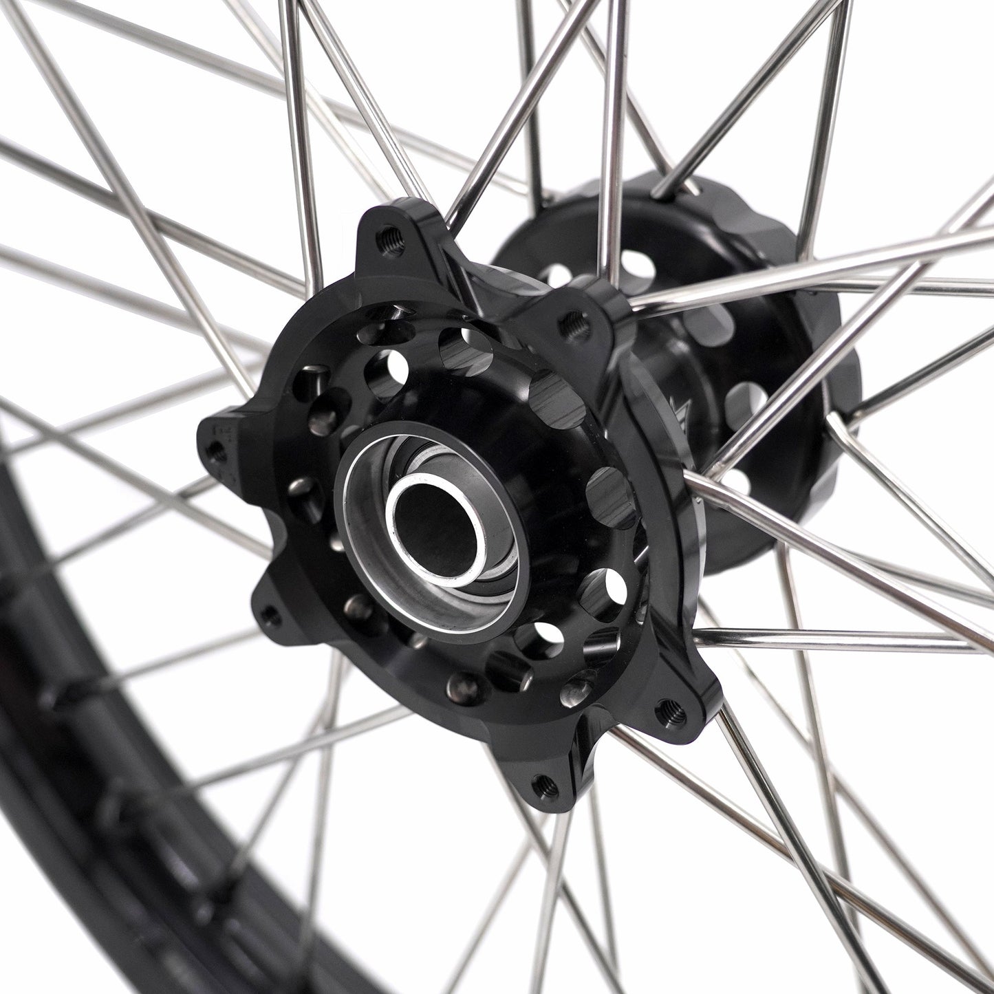 KKE 1.85*21 & 2.5*18 Tubed Spoke Wheels Rims Fit KOVE 450 Rally/MX450 2022-2025/ 450 Enduro Re 2023-2025 Black Nipples