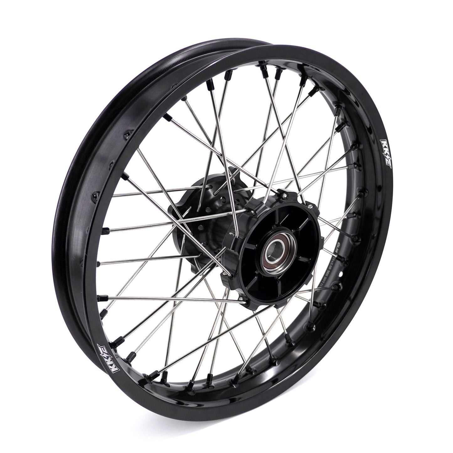 KKE 1.85*21 & 2.5*18 Tubed Spoke Wheels Rims Fit KOVE 450 Rally/MX450 2022-2025/ 450 Enduro Re 2023-2025 Black Nipples