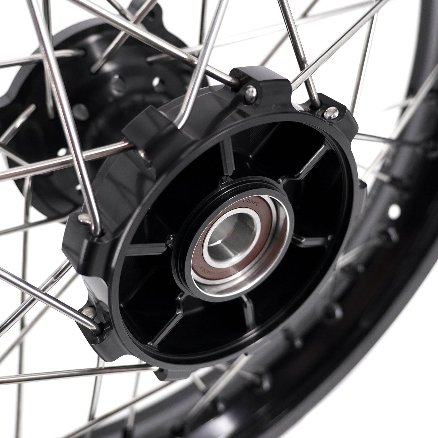 KKE 1.85*21 & 2.5*18 Tubed Spoke Wheels Rims Fit KOVE 450 Rally/MX450 2022-2025/ 450 Enduro Re 2023-2025 Black Nipples