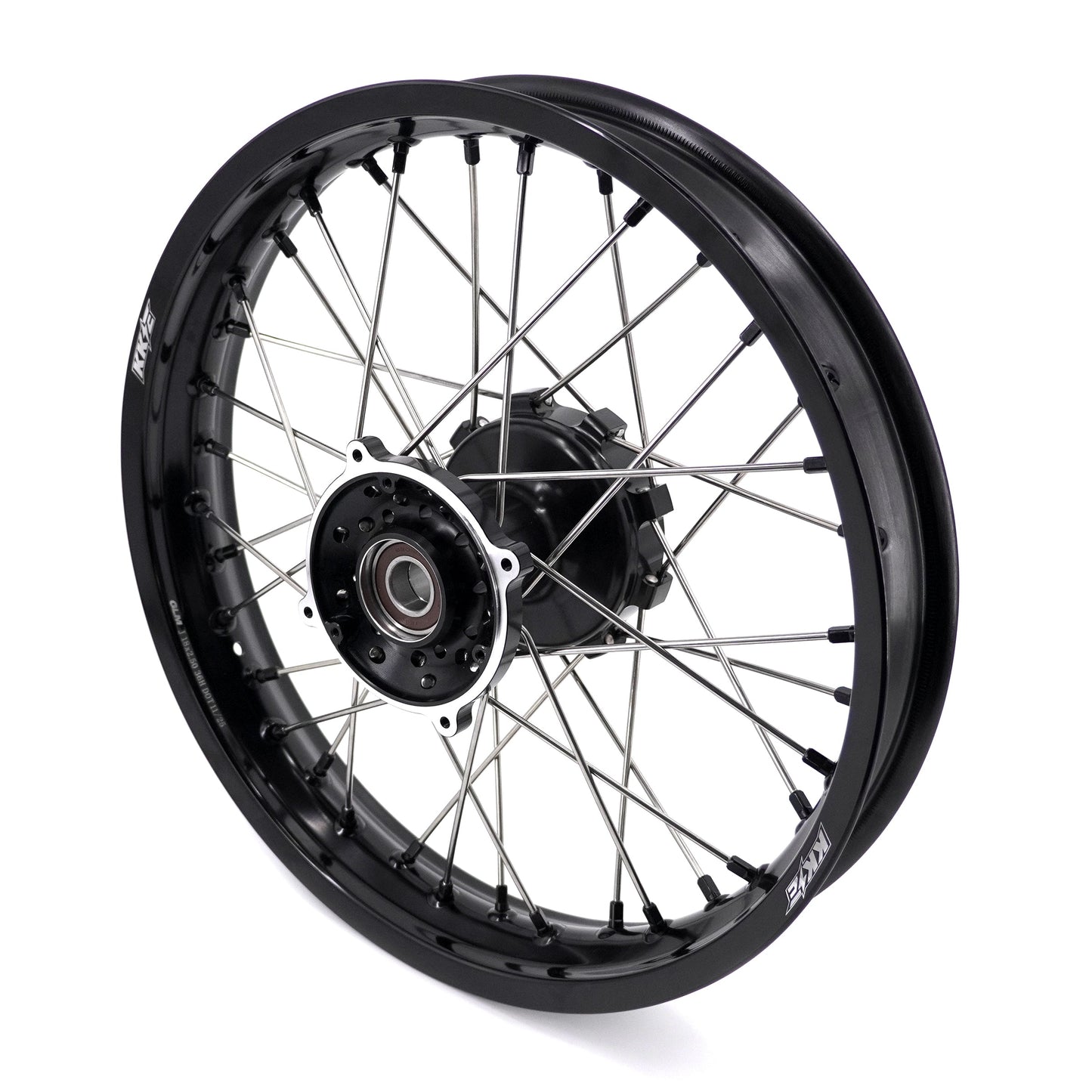 KKE 1.85*21 & 2.5*18 Tubed Spoke Wheels Rims Fit KOVE 450 Rally/MX450 2022-2025/ 450 Enduro Re 2023-2025 Black Nipples