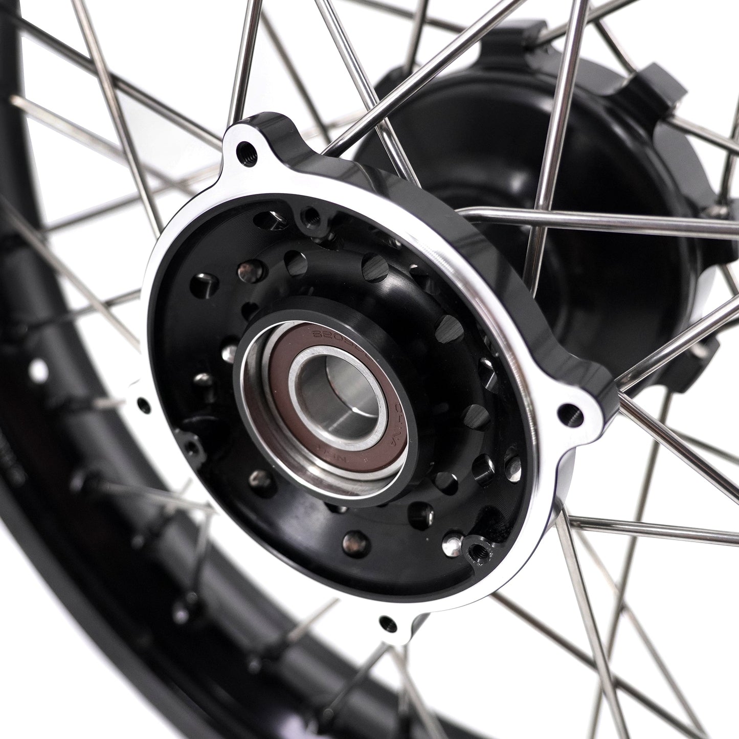 KKE 1.85*21 & 2.5*18 Tubed Spoke Wheels Rims Fit KOVE 450 Rally/MX450 2022-2025/ 450 Enduro Re 2023-2025 Black Nipples