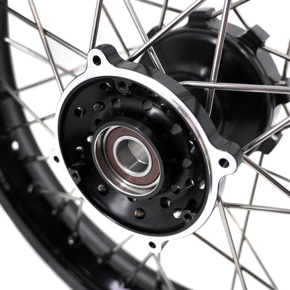 KKE 1.85*21 & 2.5*18 Tubed Spoke Wheels Rims Fit KOVE 450 Rally/MX450 2022-2025/ 450 Enduro Re 2023-2025 Black Nipples
