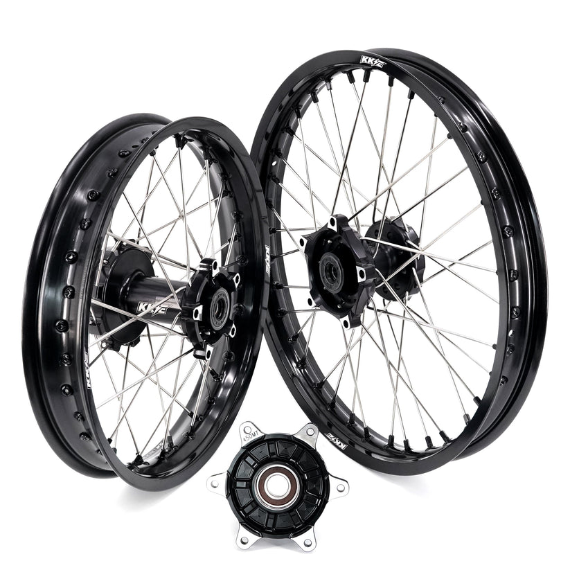 KKE 1.85*21 & 2.5*18 Fit CF MOTO 450MT Motorcycle Tubed Spoke Wheels ...