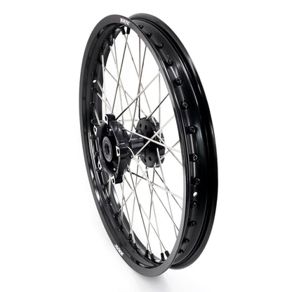 KKE 1.85*21 & 2.5*18 Fit CF MOTO 450MT Motorcycle Tubed Spoke Wheels Rims Black