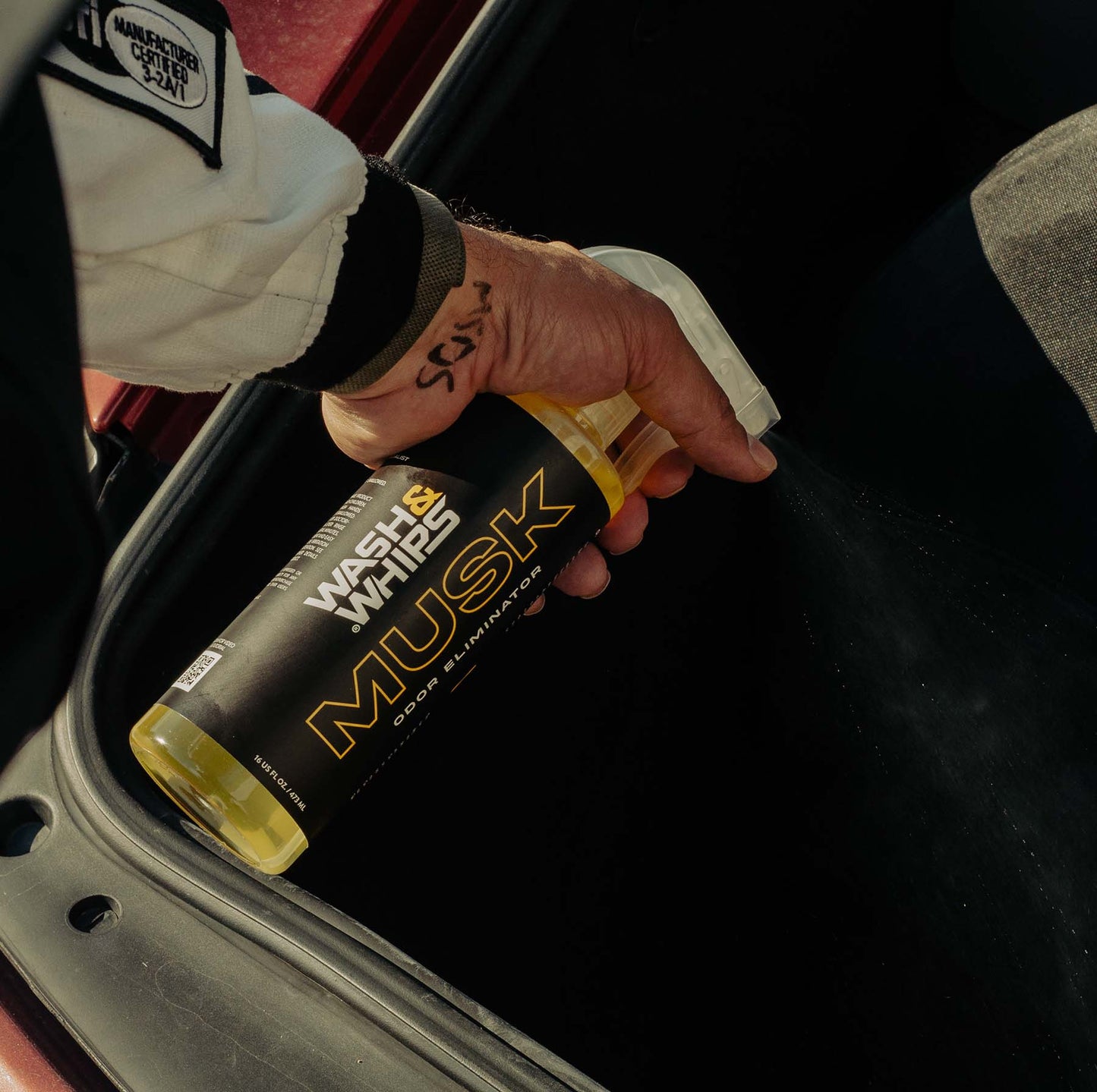 WASH&WHIPS Musk Odor Eliminator [New Customer Offer 16oz (see promo in cart)] - Howling Moto