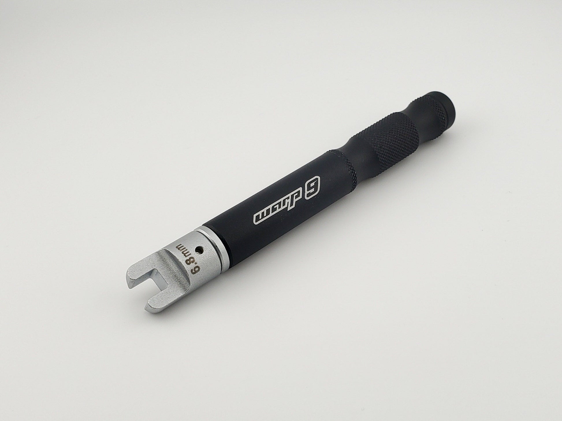 Warp9Racing Deluxe Spoke Wrench for bike spokes, durable tool with ergonomic handle for precise wheel adjustments.