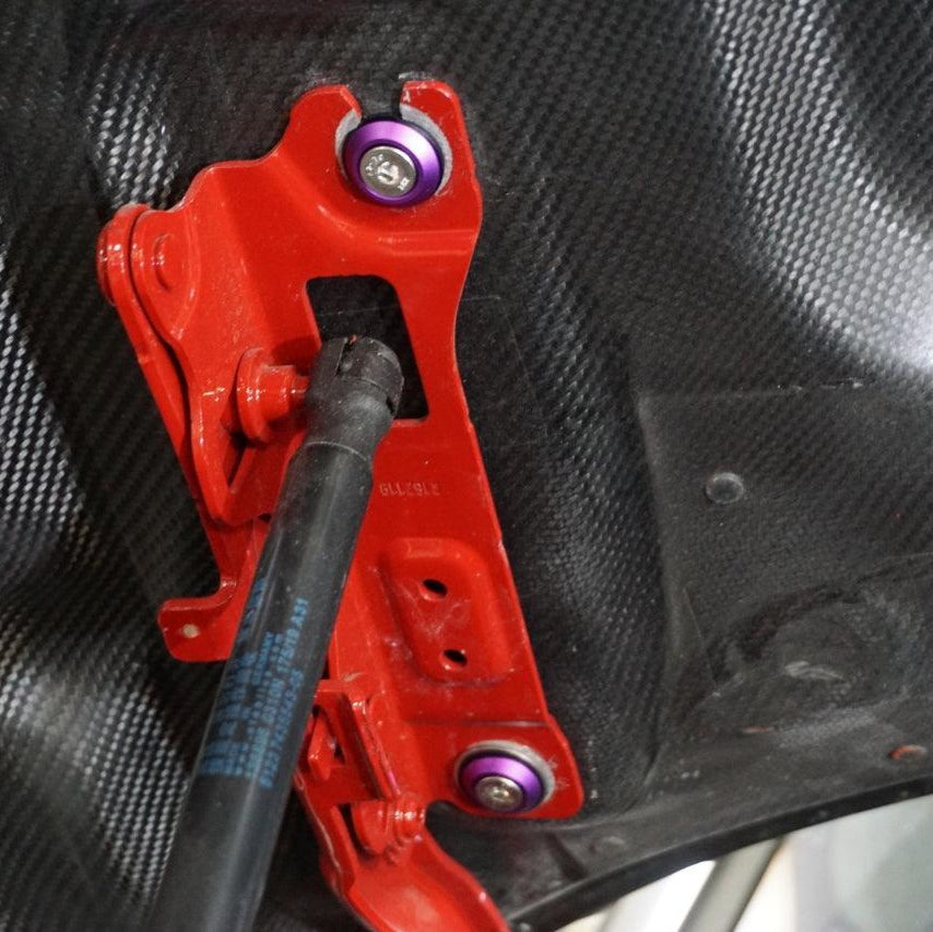 ZSPEC Hood Hinges/Latches/Catches Fasteners for Toyota Supra MKV/MK5, Stainless & Billet - Howling Moto