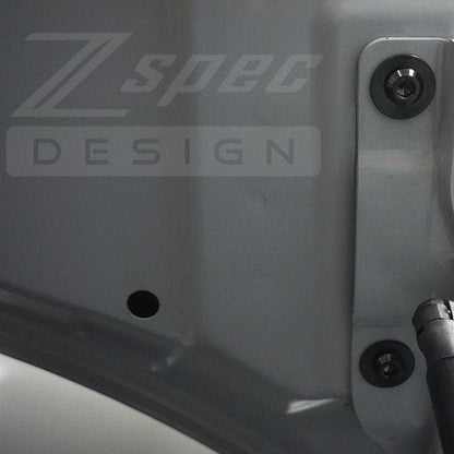 ZSPEC Hood Hinges Fasteners Kit for '18+ Stinger GT, Titanium - Howling Moto
