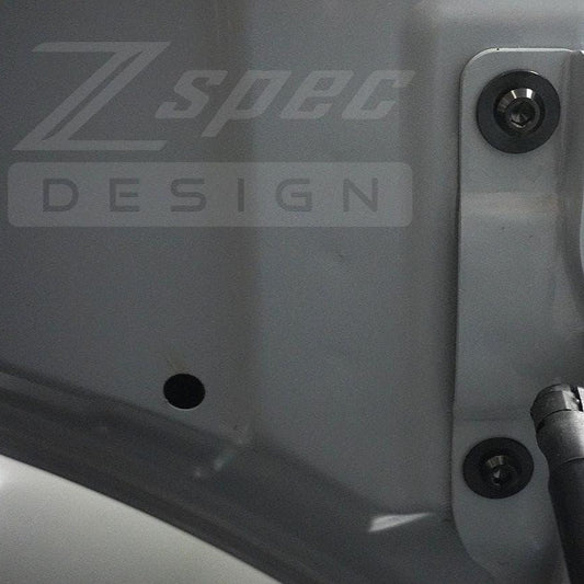 ZSPEC Hood Hinges Fasteners Kit for '18+ Stinger GT, Titanium - Howling Moto