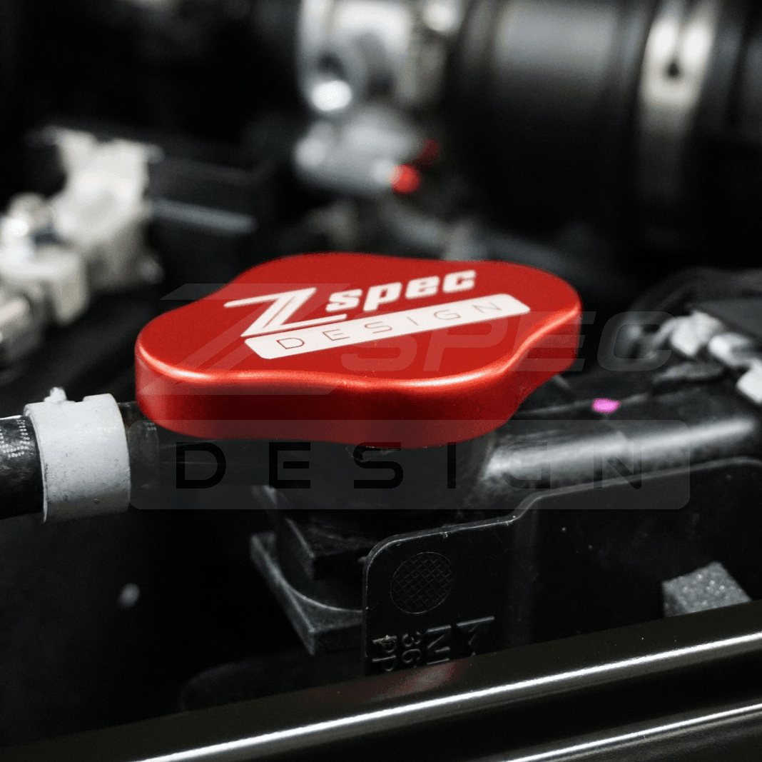 ZSPEC Radiator Cap Cover for '05-22+ Nissan Frontier D40/D41, Billet, w/ Hex Key - Howling Moto