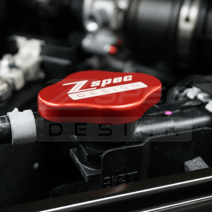 ZSPEC Radiator Cap Cover for '05-22+ Nissan Frontier D40/D41, Billet, w/ Hex Key - Howling Moto