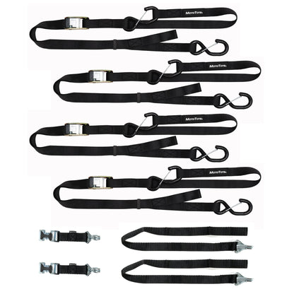 Dual E-Bike Tie Down Bundle