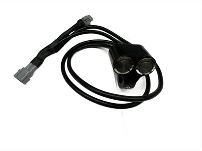 eDirtyBike dual headlight switch for Surron LBX and Talaria Sting MX3 electric bikes, featuring easy-to-use toggle controls.
