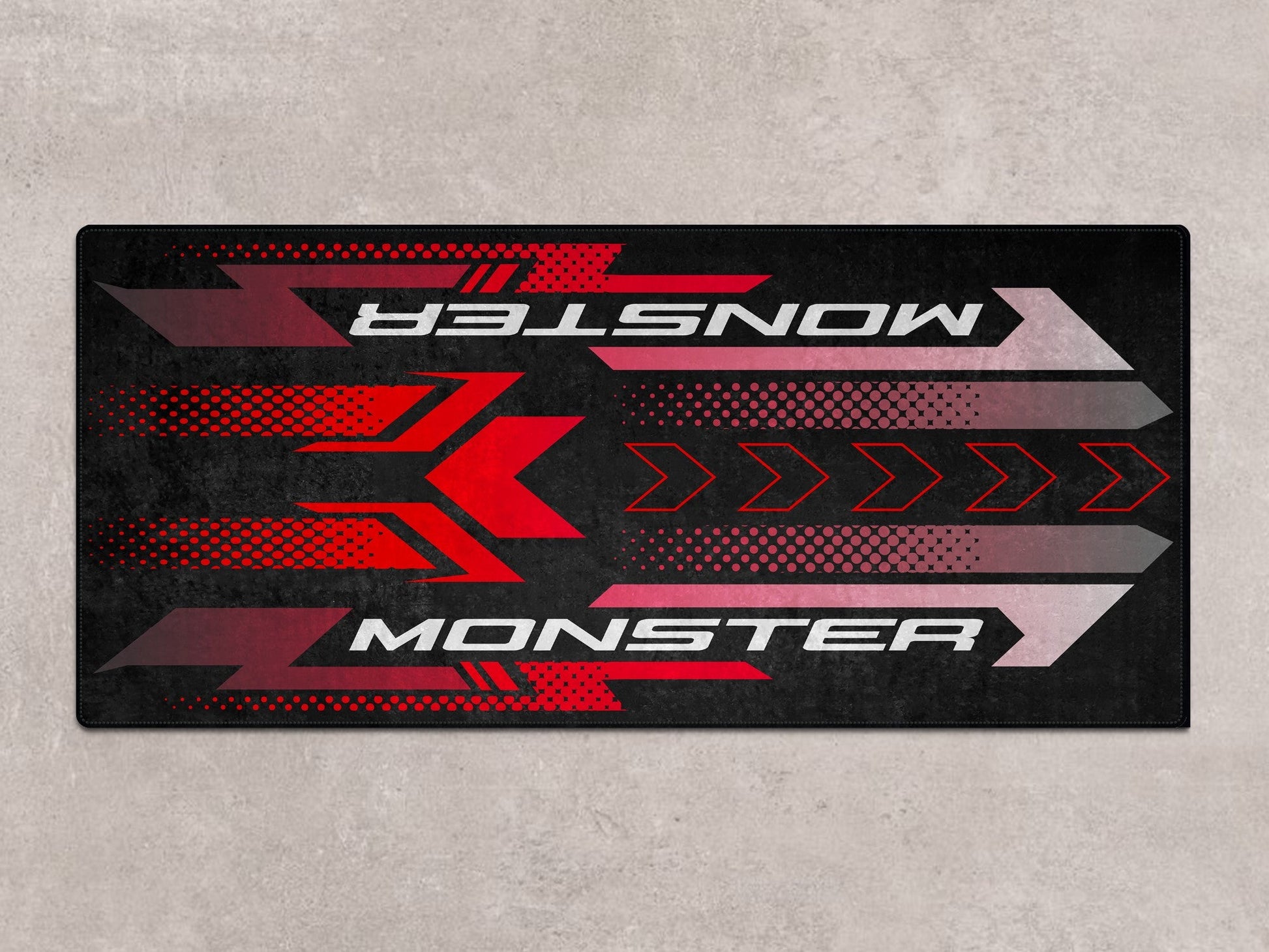 Designed Pit Mat for Ducati Monster Motorcycle - MM7176 - Howling Moto