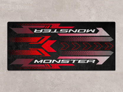 Designed Pit Mat for Ducati Monster Motorcycle - MM7176 - Howling Moto
