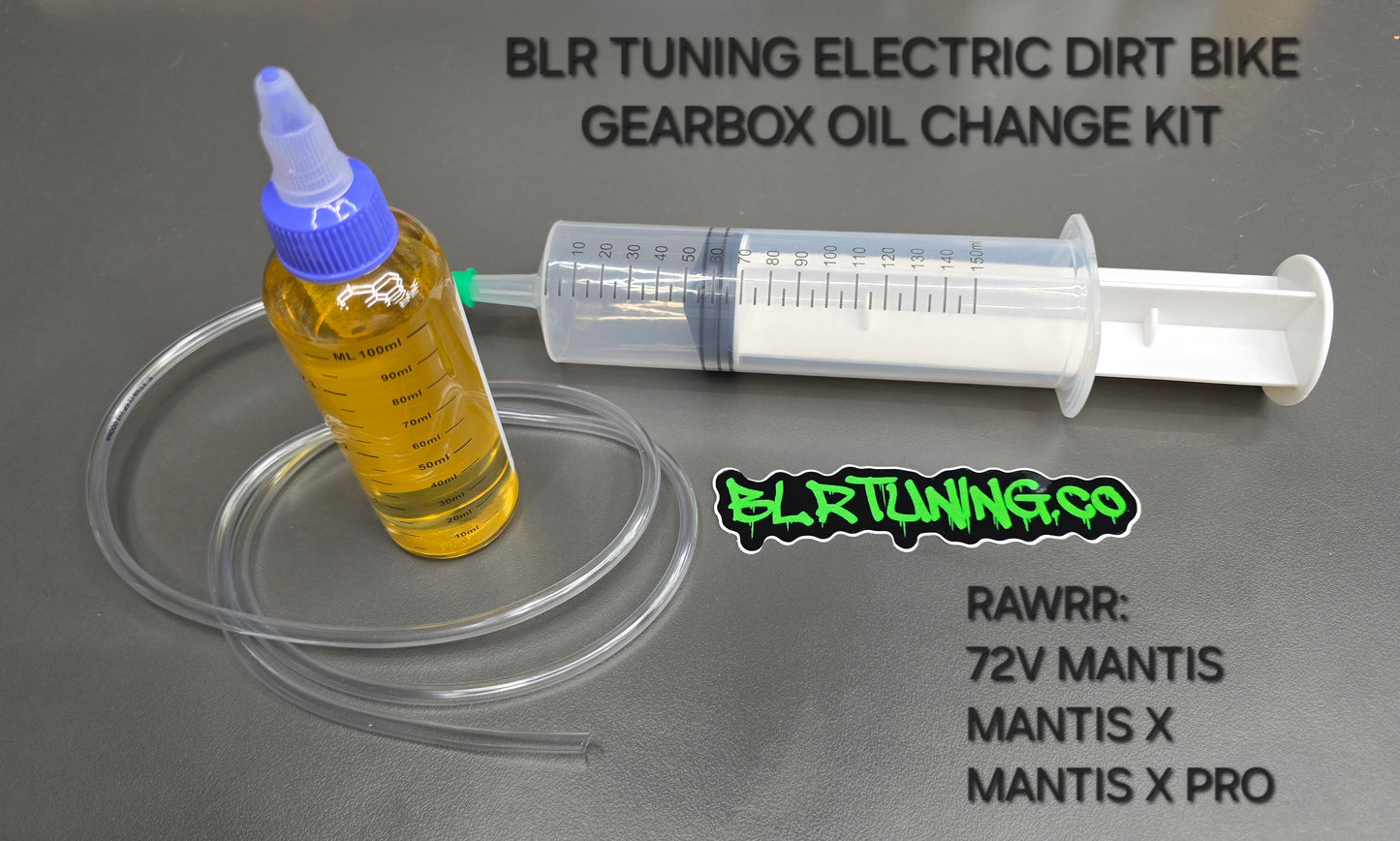 Electric Dirt Bike Gearbox Oil Change Kit – For RAWRR 72V Mantis - Mantis X - Mantis X Pro and More - Howling Moto