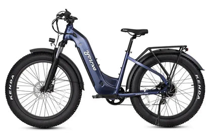 YOUNG Electric E-Scout Pro Step-Through Commuter Ebike | Up to 80 Miles, 28 MPH | 960Wh LG Battery, 26’’ All-terrain eBike - Howling Moto