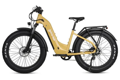 YOUNG Electric E-Scout Pro Step-Through Commuter Ebike | Up to 80 Miles, 28 MPH | 960Wh LG Battery, 26’’ All-terrain eBike - Howling Moto