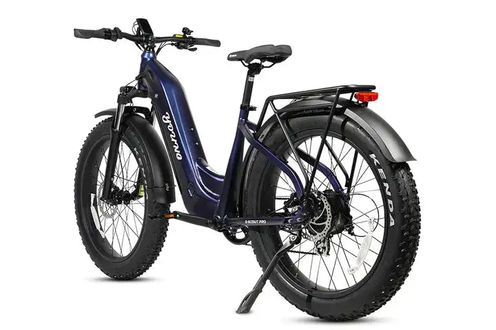 YOUNG Electric E-Scout Pro Step-Through Commuter Ebike | Up to 80 Miles, 28 MPH | 960Wh LG Battery, 26’’ All-terrain eBike - Howling Moto