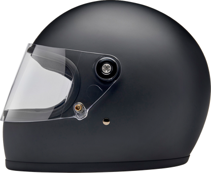 Black BILTWELL Gringo S helmet in large size, featuring a sleek flat black finish and aerodynamic design.