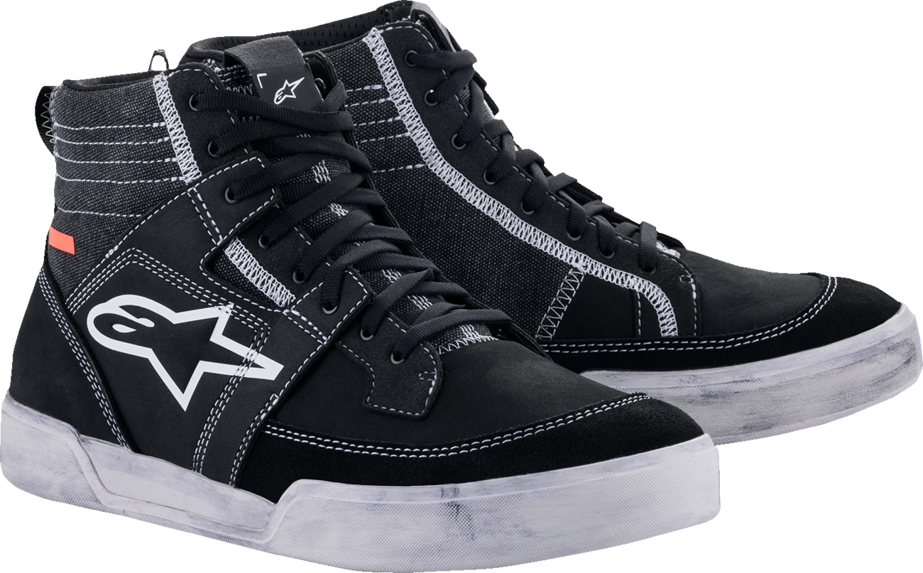 ALPINESTARS Ageless Shoes - Black/White - US 12 2654922153112 - Howling Moto