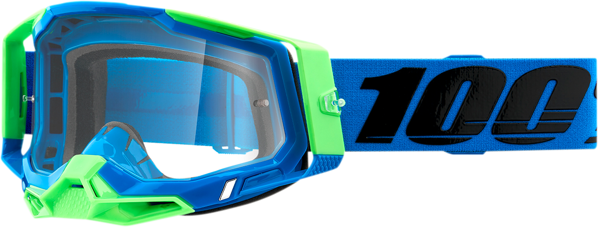 100% Racecraft 2 Goggles - Fremont - Clear 50121-101-12 - Howling Moto