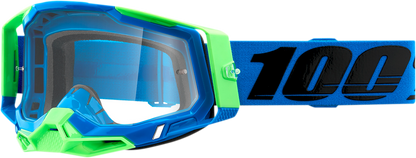 100% Racecraft 2 Goggles - Fremont - Clear 50121-101-12 - Howling Moto